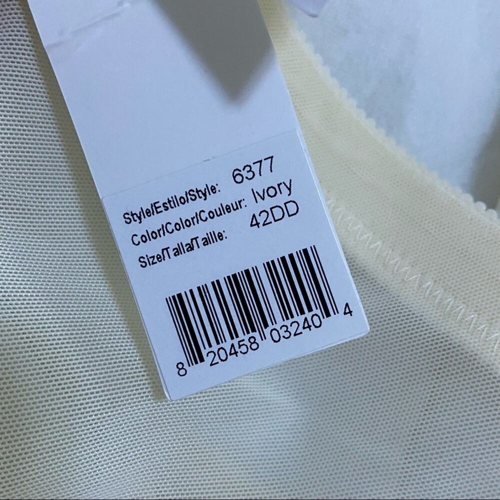 DOMINIQUE 6377 ivory bustier BRIDAL BRA 42DD NEW - Picture 7 of 7